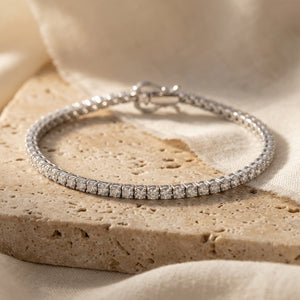 LUMINA ALBA RIVIÈRE, BRILLIANT-CUT LAB DIAMOND TENNIS BRACELET