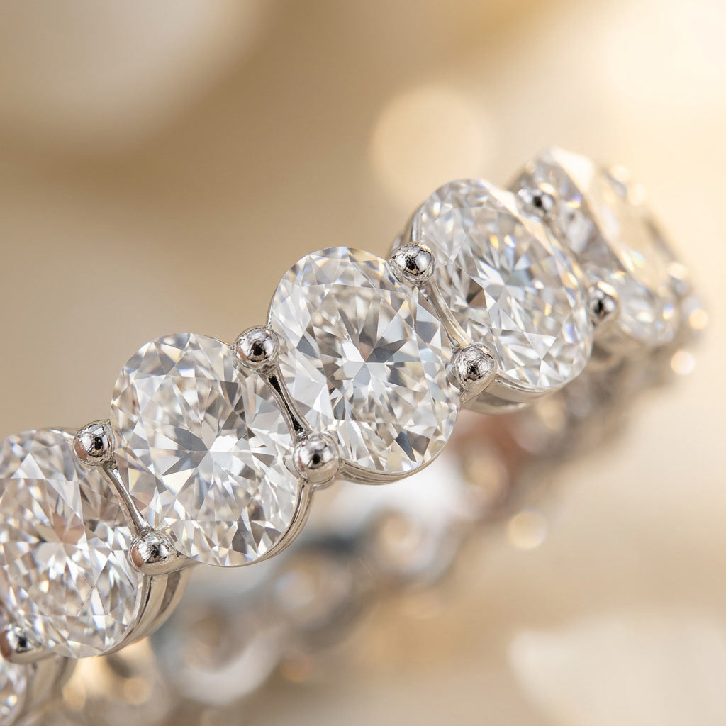 LUMINA ALLIANCE, OVAL STACKING ETERNITY BAND | Heritage & Co.