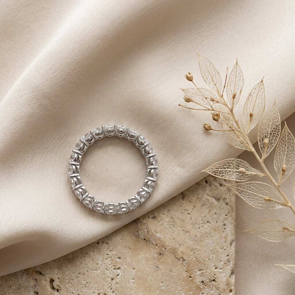 LUMINA ALLIANCE, OVAL STACKING ETERNITY BAND | Heritage & Co.