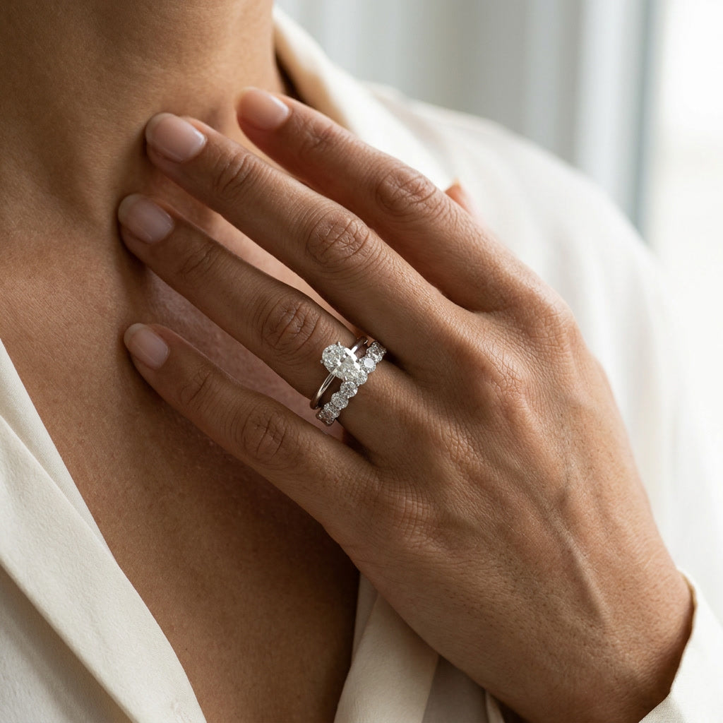 LUMINA ALLIANCE, OVAL STACKING ETERNITY BAND | Heritage & Co.