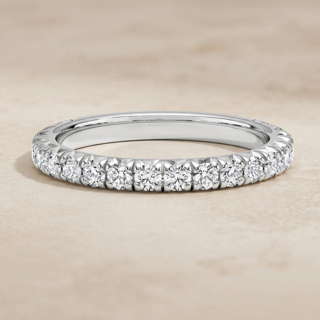 LUMINA RIVIÈRE moissanite eternity band | Heritage & Co.