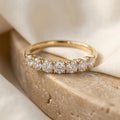 LUMINA PLÉIADE seven-stone moissanite band | Heritage & Co.