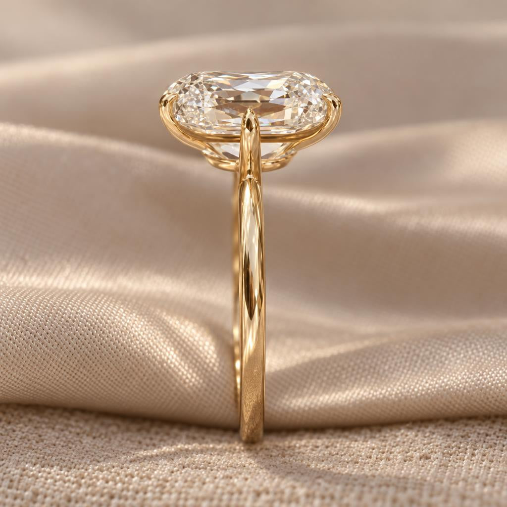 CLARITAS ANCIENNE, OLD MINE-CUT ELONGATED CUSHION LAB DIAMOND | Heritage & Co.