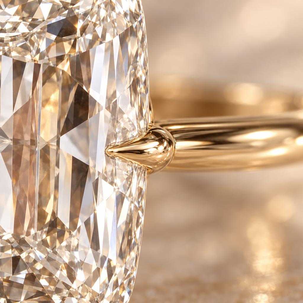CLARITAS ANCIENNE, OLD MINE-CUT ELONGATED CUSHION LAB DIAMOND | Heritage & Co.