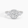 White Gold, Round, down view