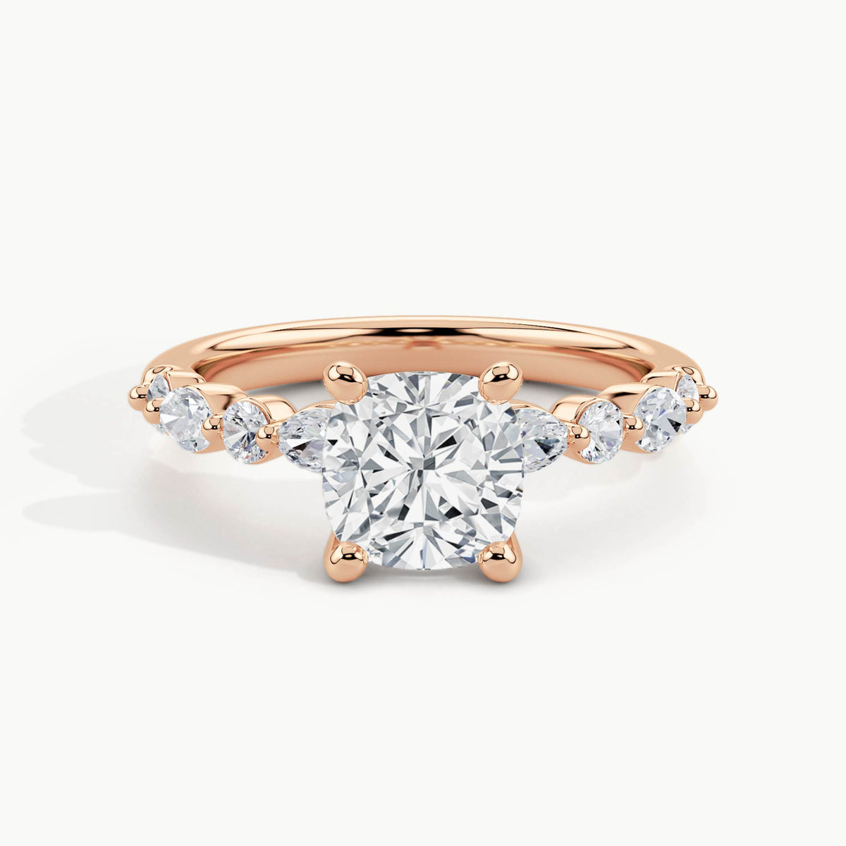 Rose Gold, Cushion, down view