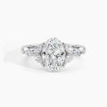 White Gold, Oval, down view