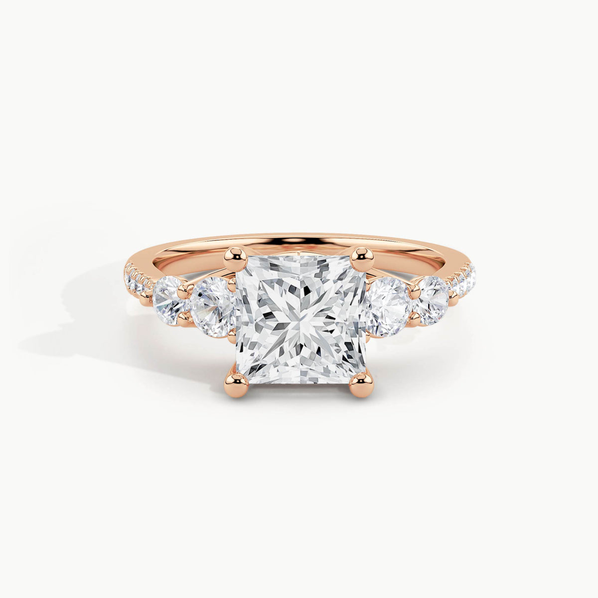 Rose Gold, Princess, down view