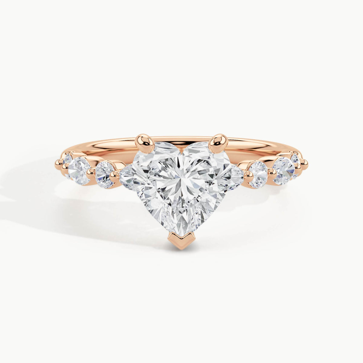Rose Gold, Heart, down view