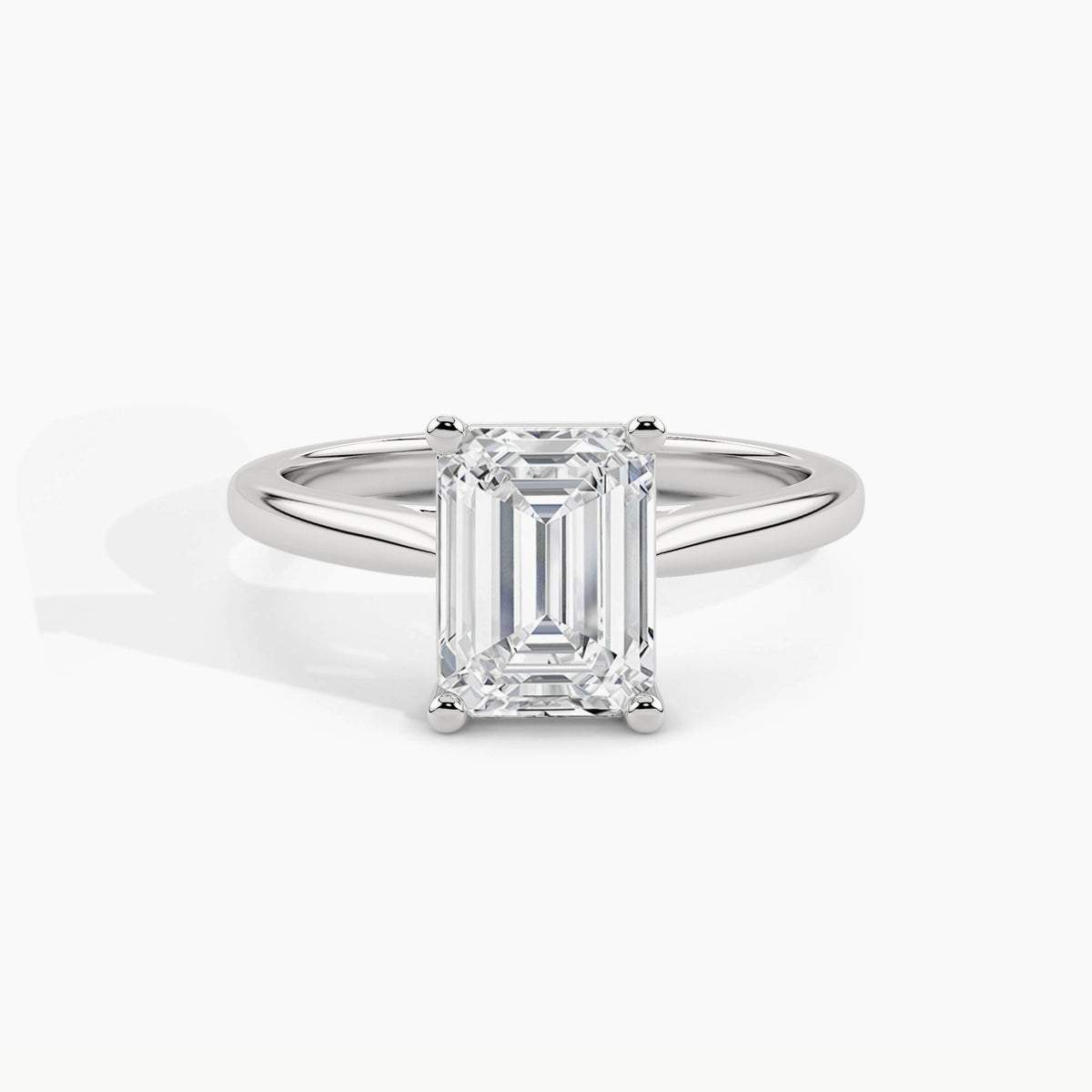 950 Platinum, Emerald, down view