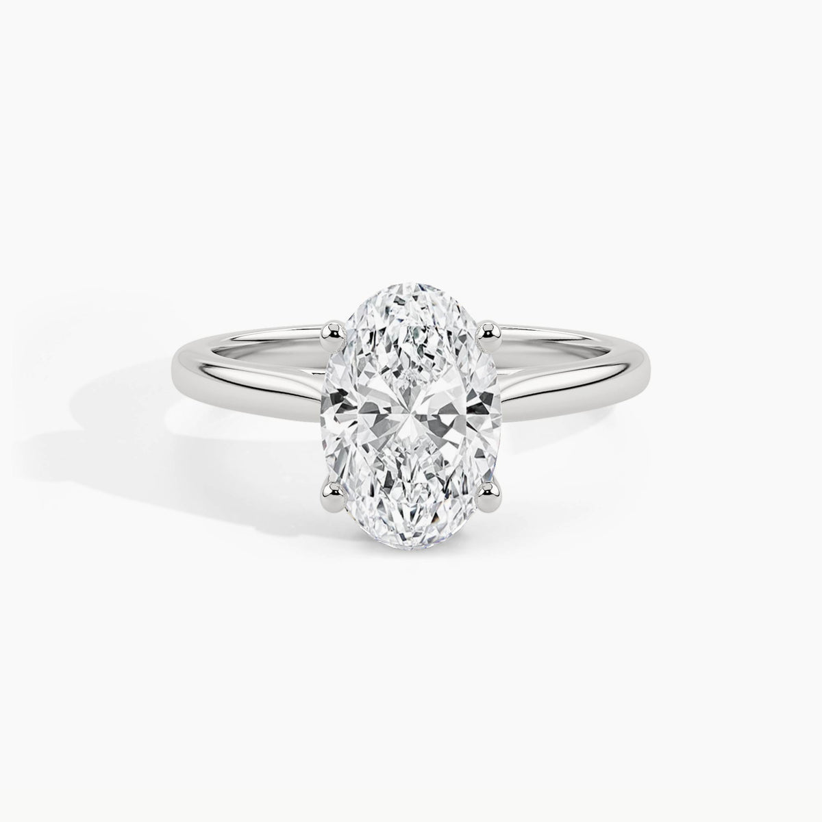 White Gold, Oval, down view