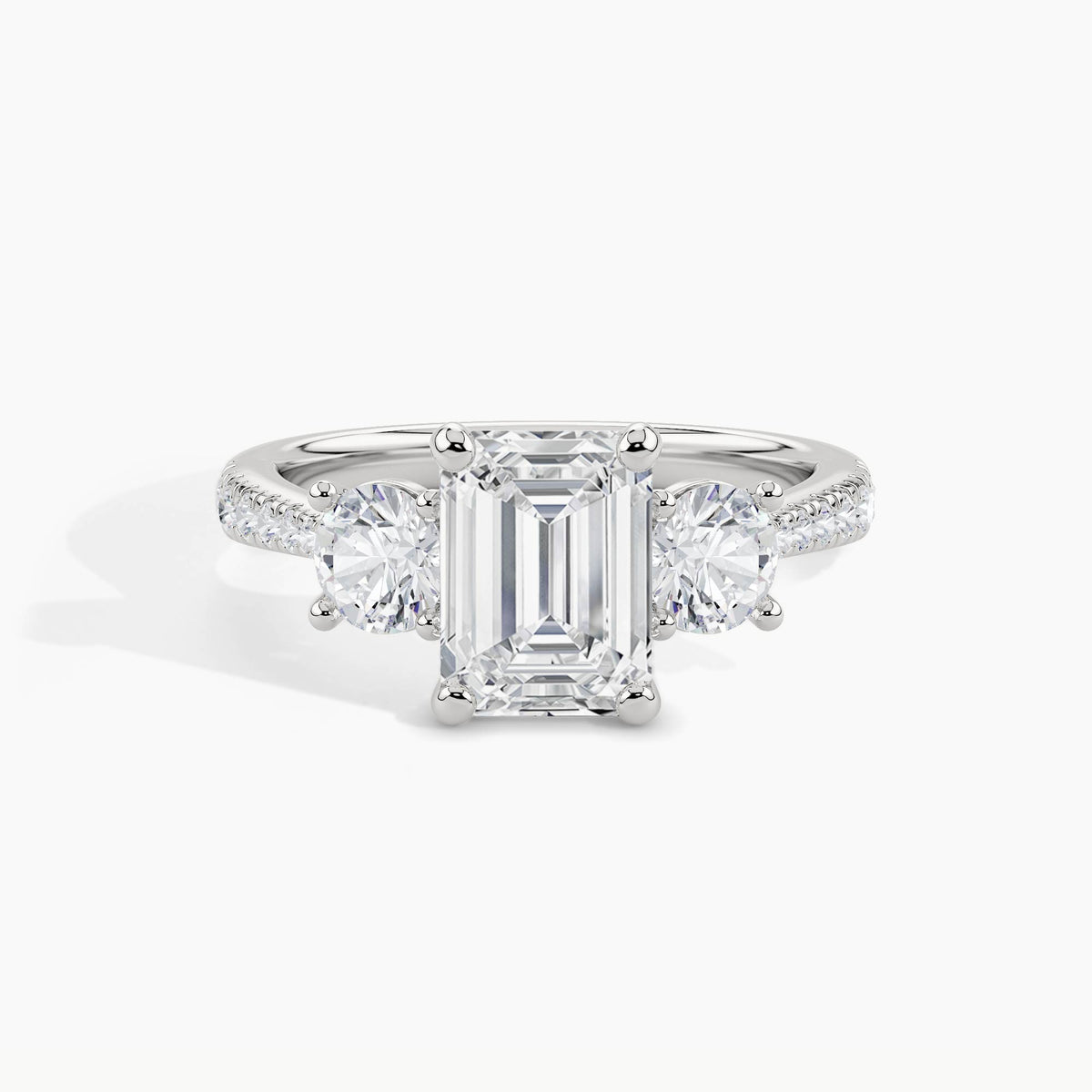 White Gold, Emerald, down view