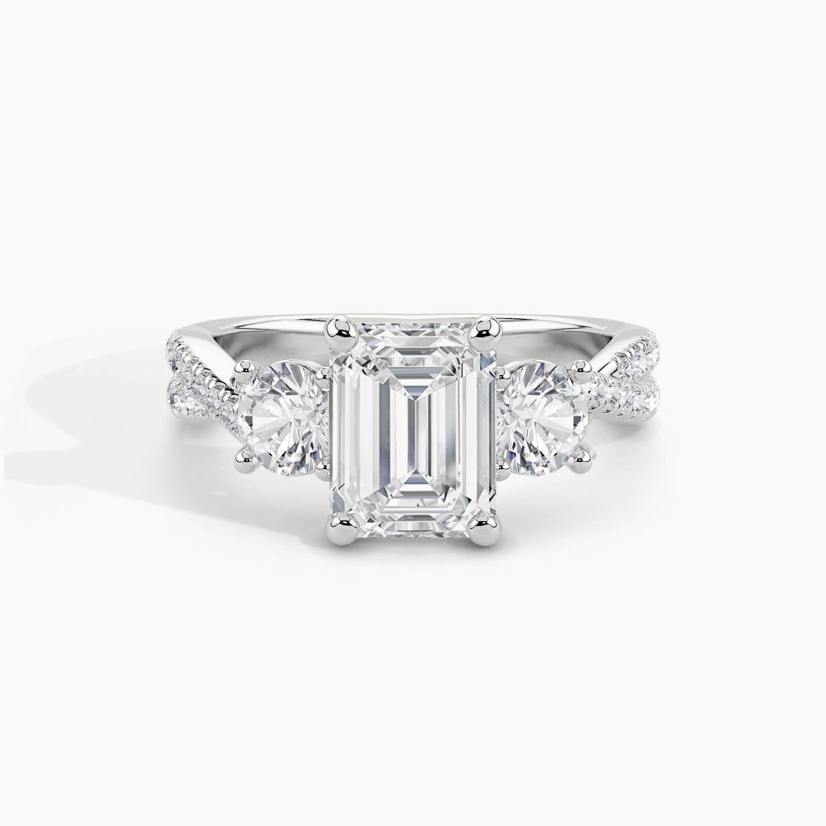 White Gold, Emerald, down view