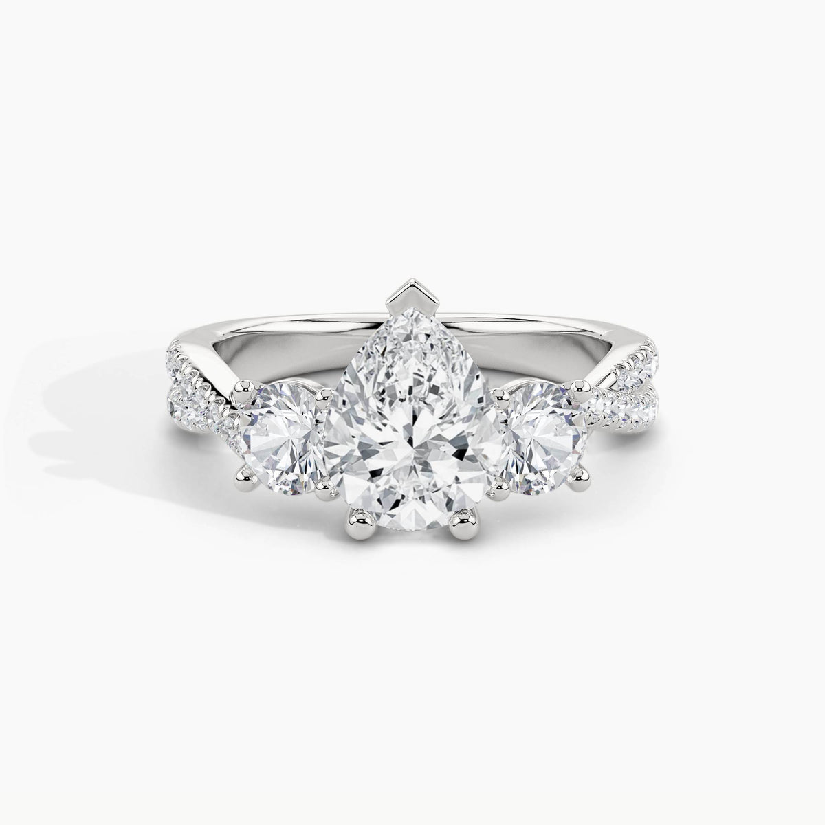 White Gold, Pear, down view