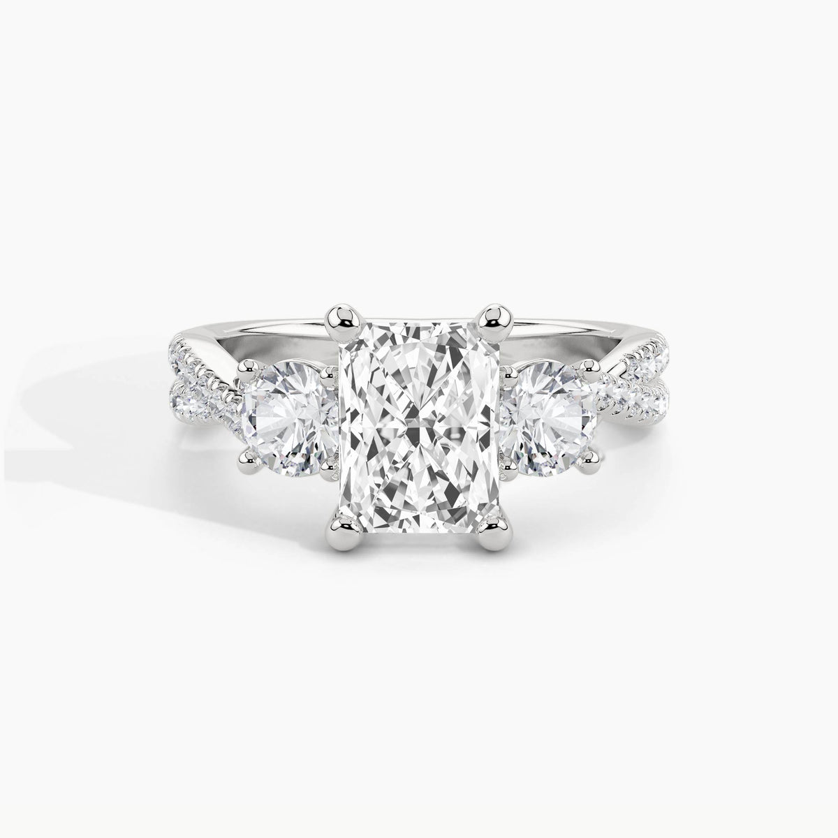950 Platinum, Radiant, down view