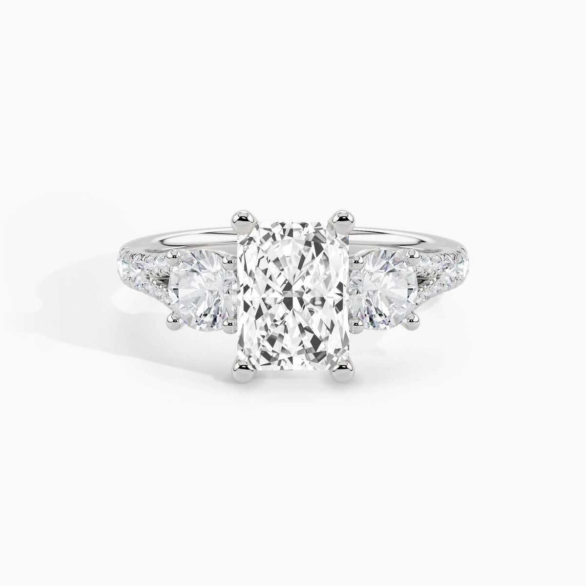 950 Platinum, Radiant, down view
