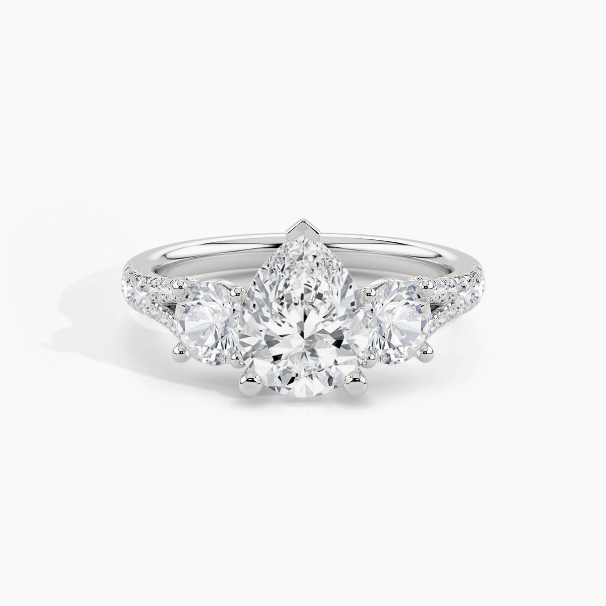 950 Platinum, Pear, down view