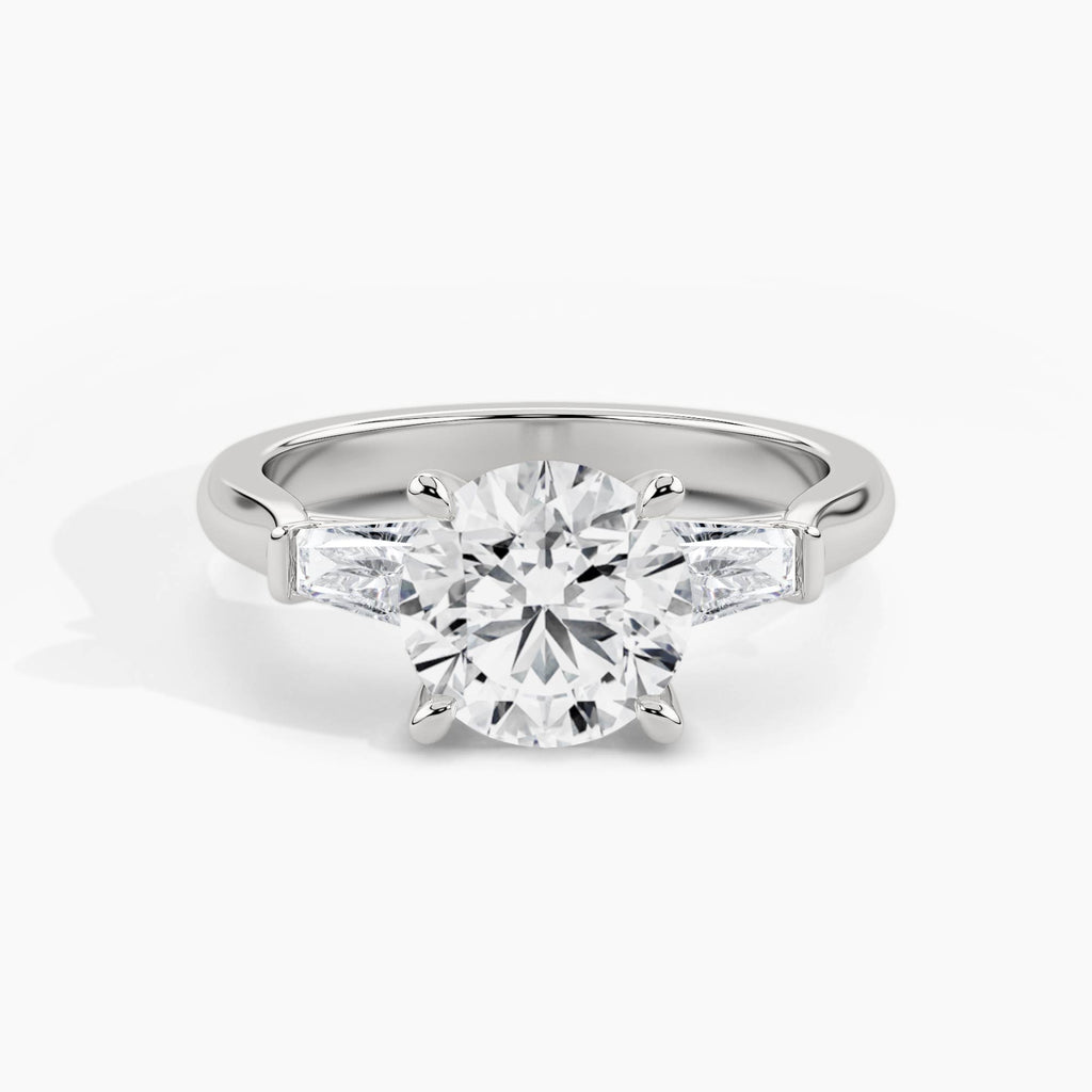 White Gold, Round, down view
