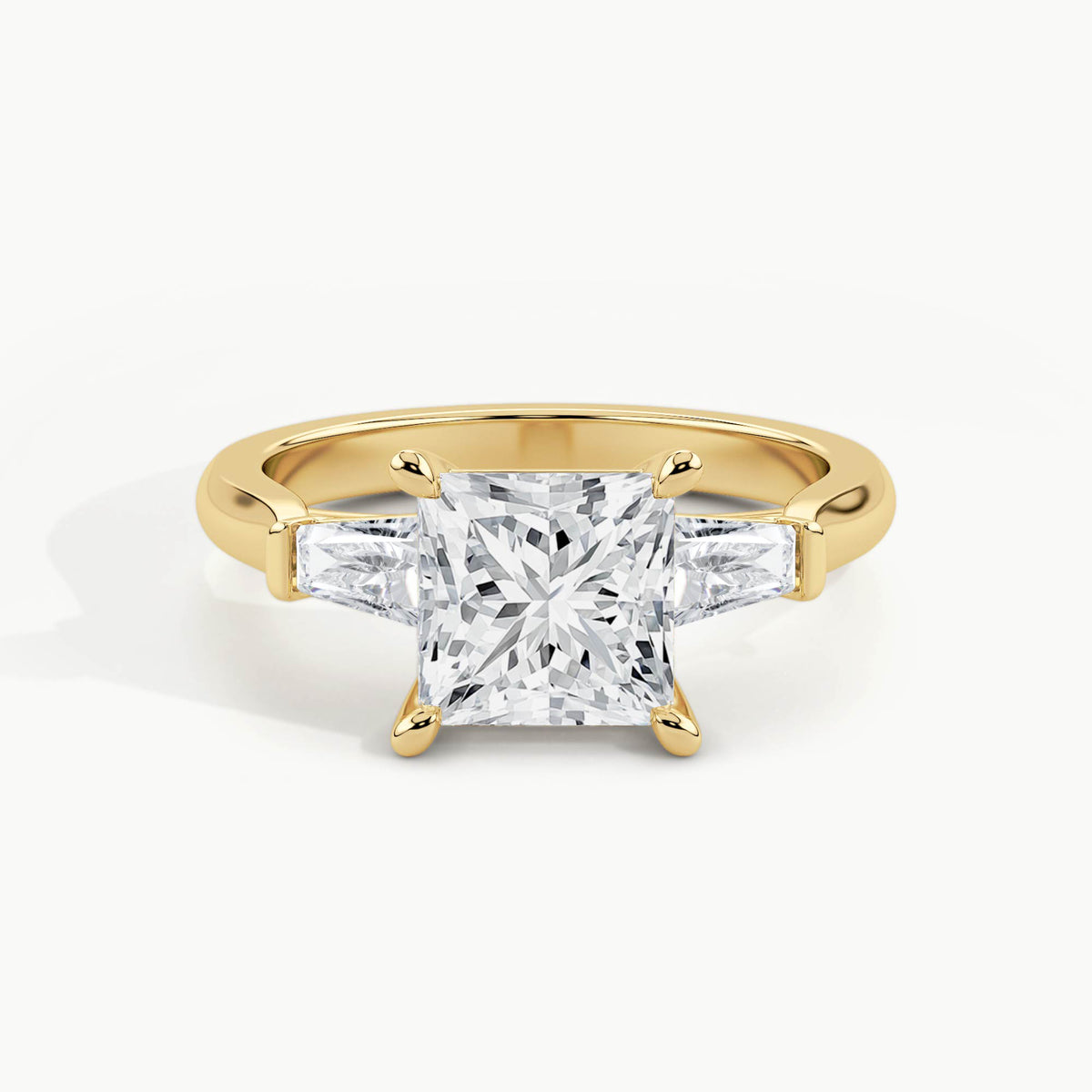 Yellow Gold, Princess, down view