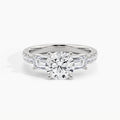 White Gold, Round, down view