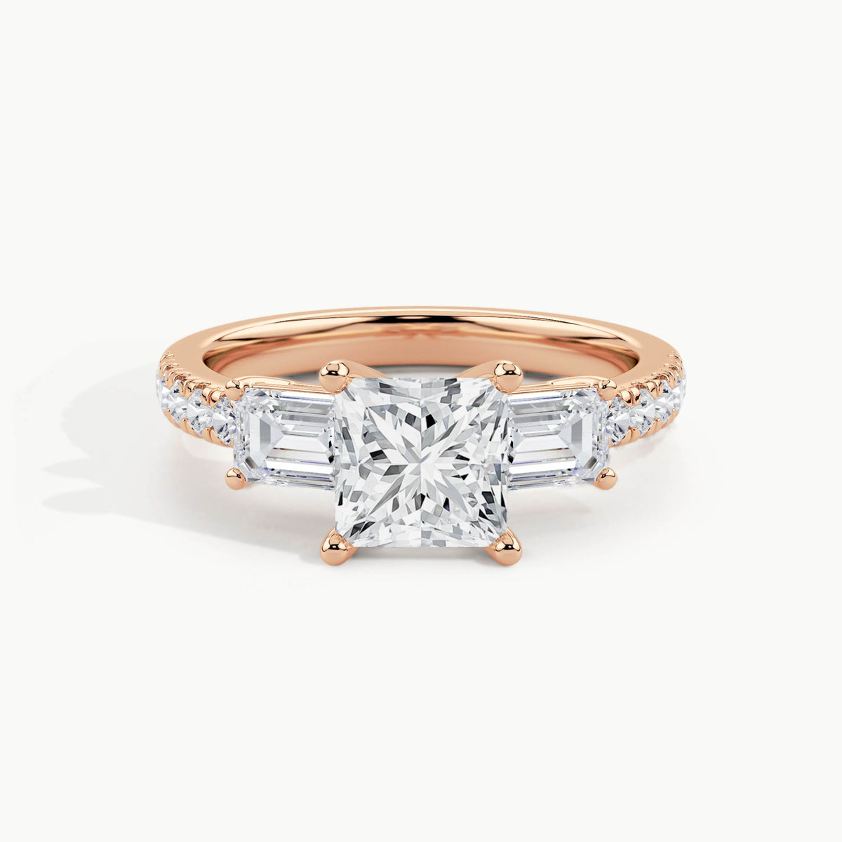 Rose Gold, Princess, down view