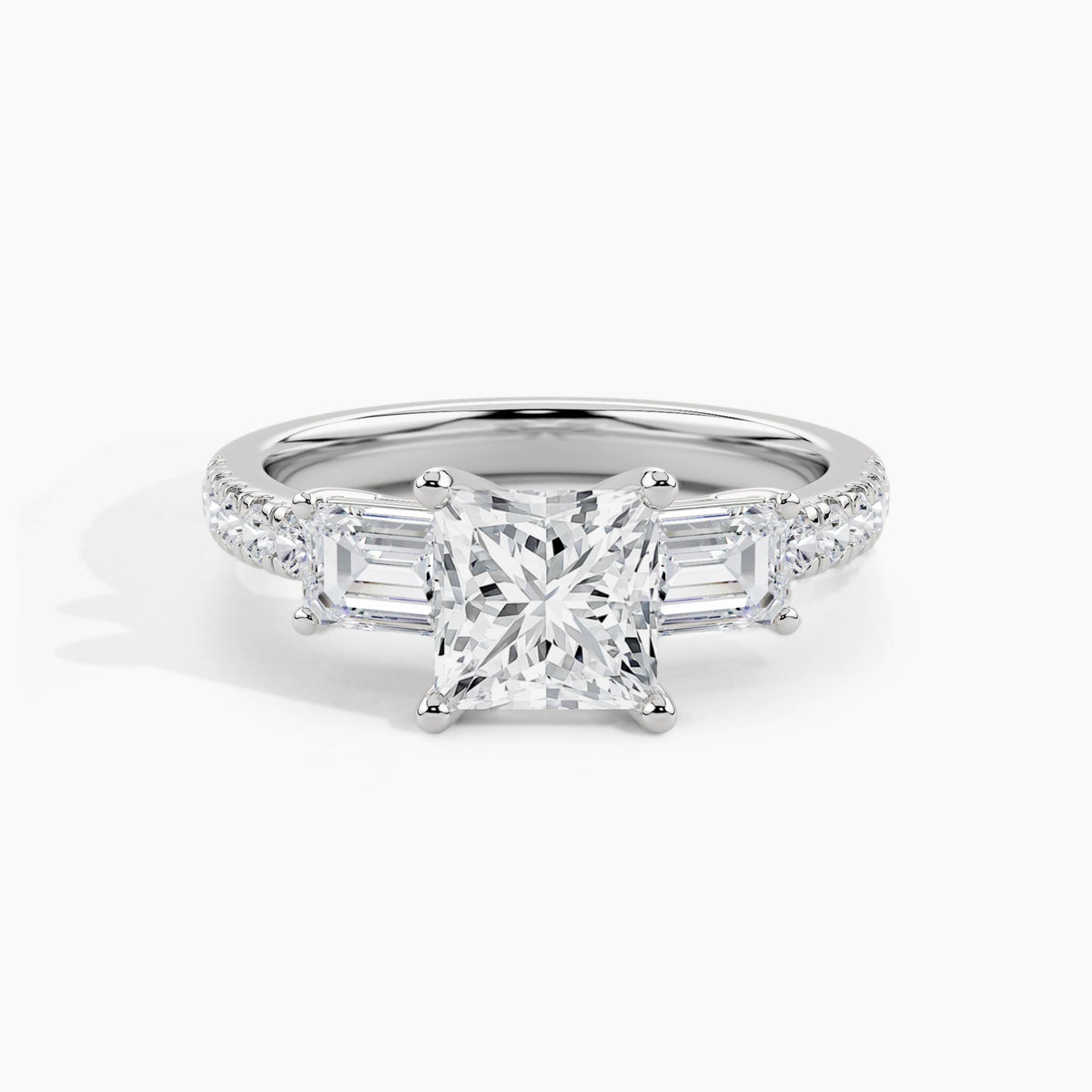 950 Platinum, Princess, down view