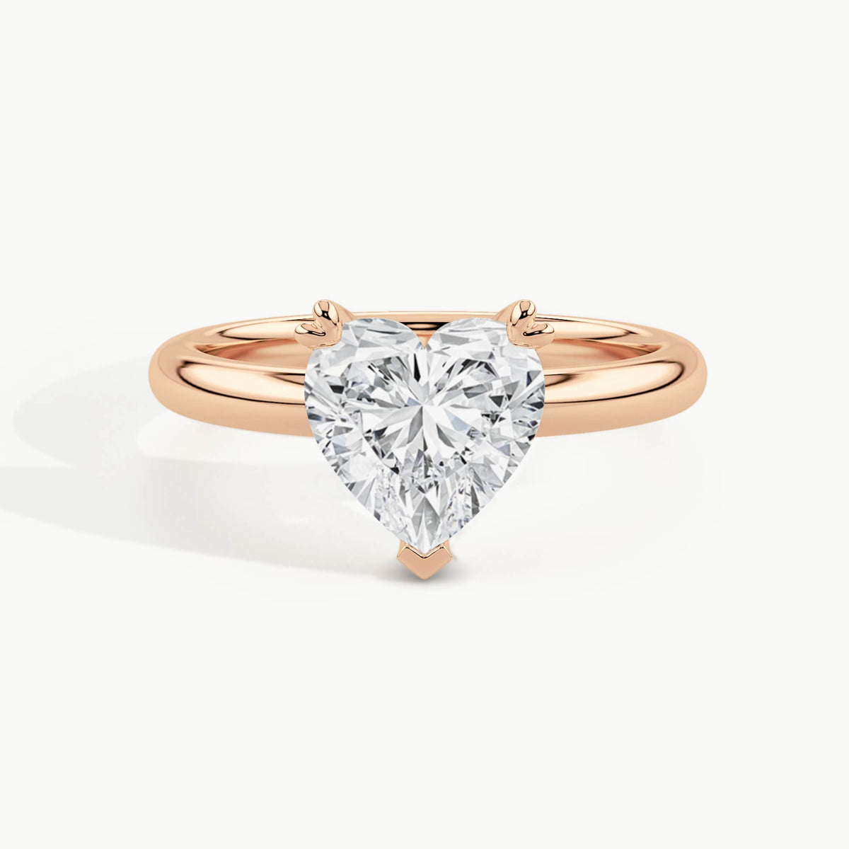 Rose Gold, Heart, down view