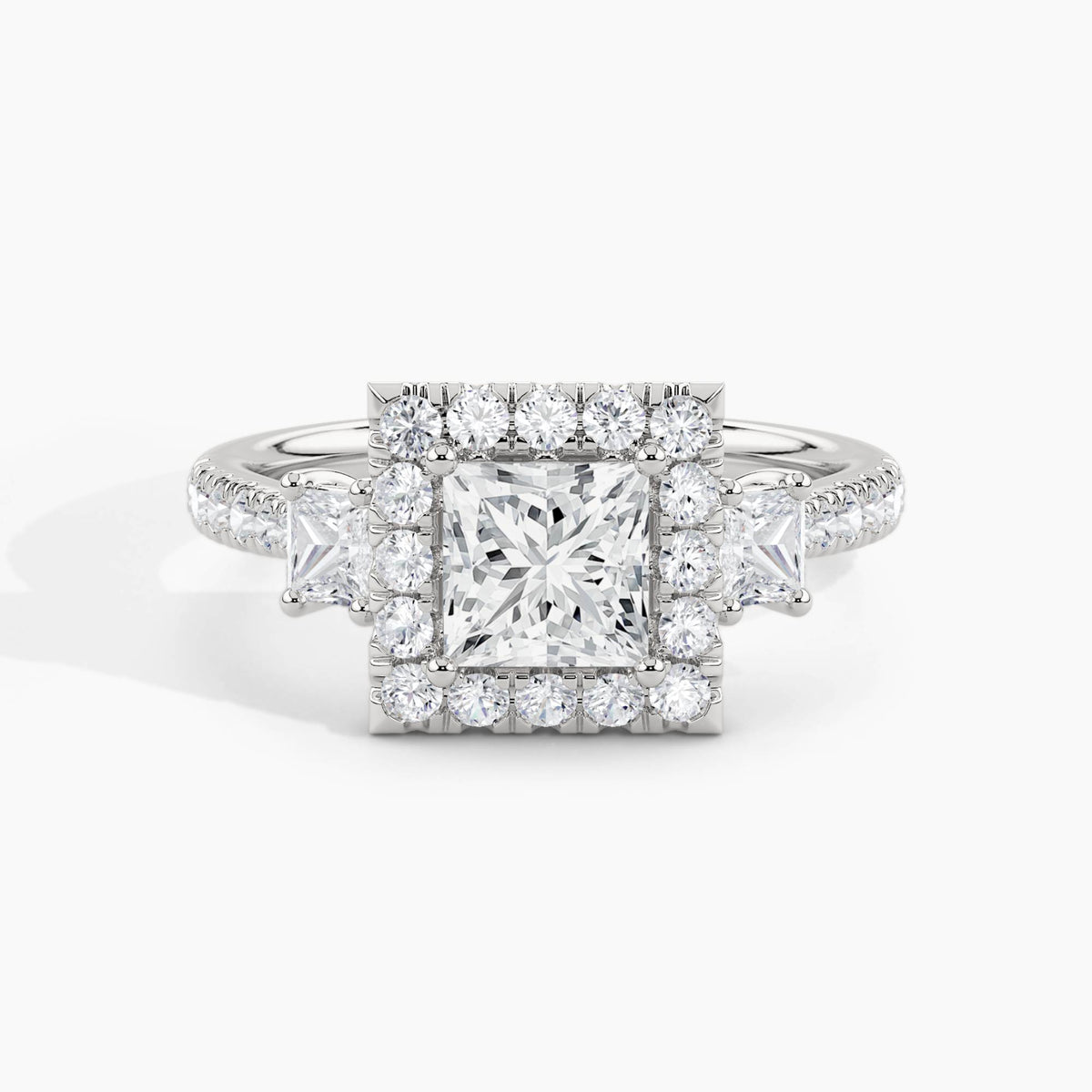 950 Platinum, Princess, down view