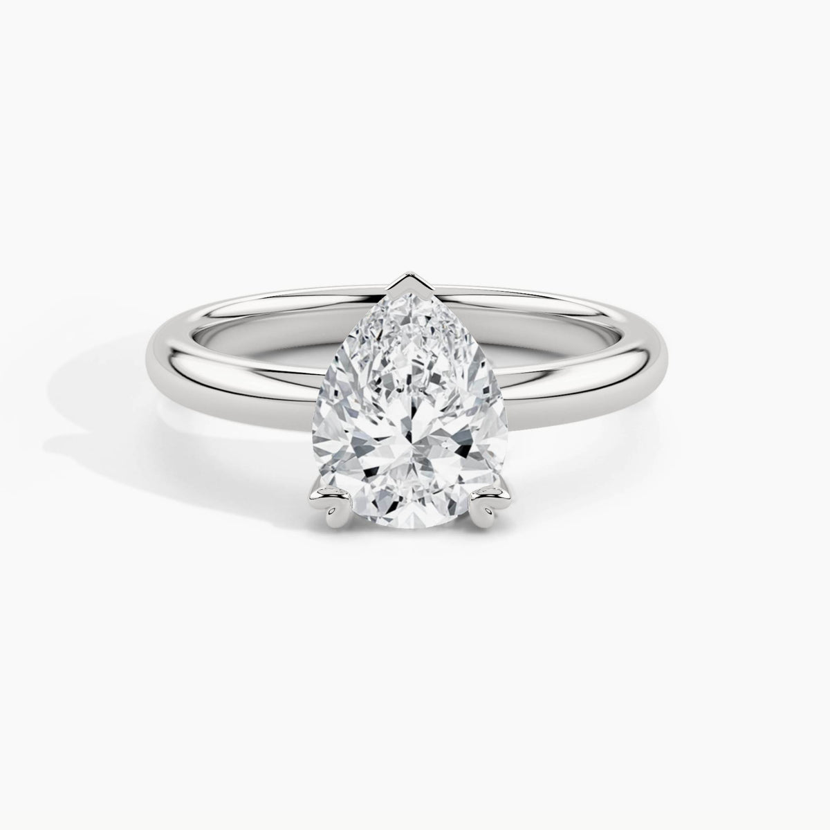 950 Platinum, Pear, down view