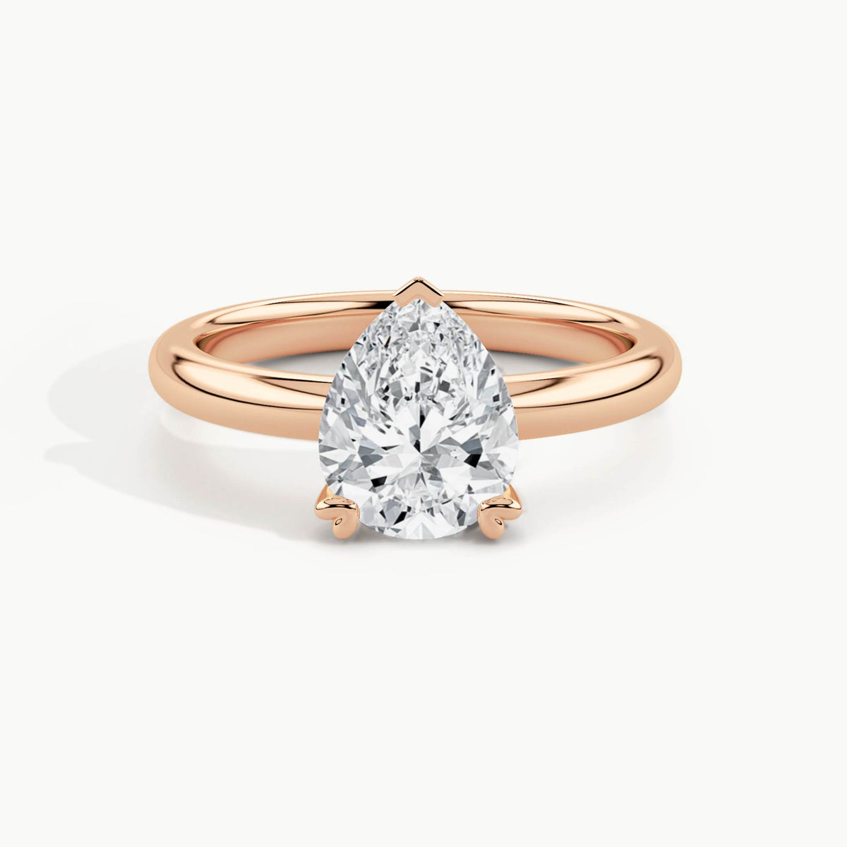 Rose Gold, Pear, down view