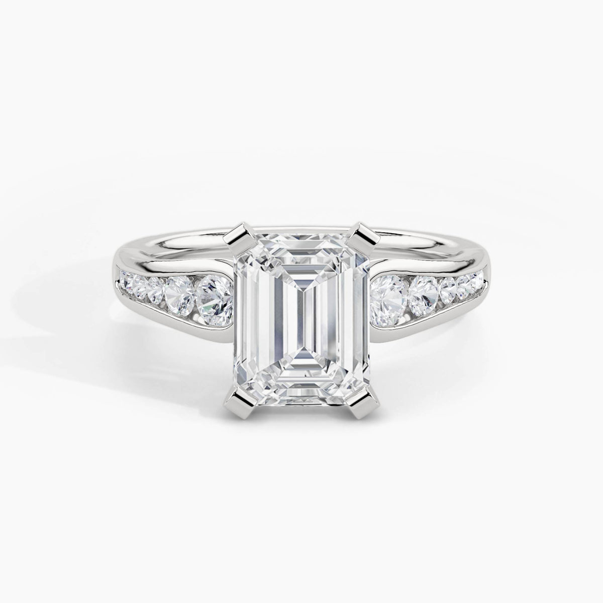 White Gold, Emerald, down view