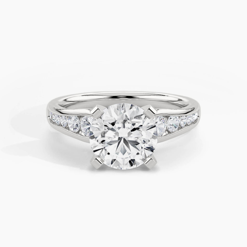 White Gold, Round, down view