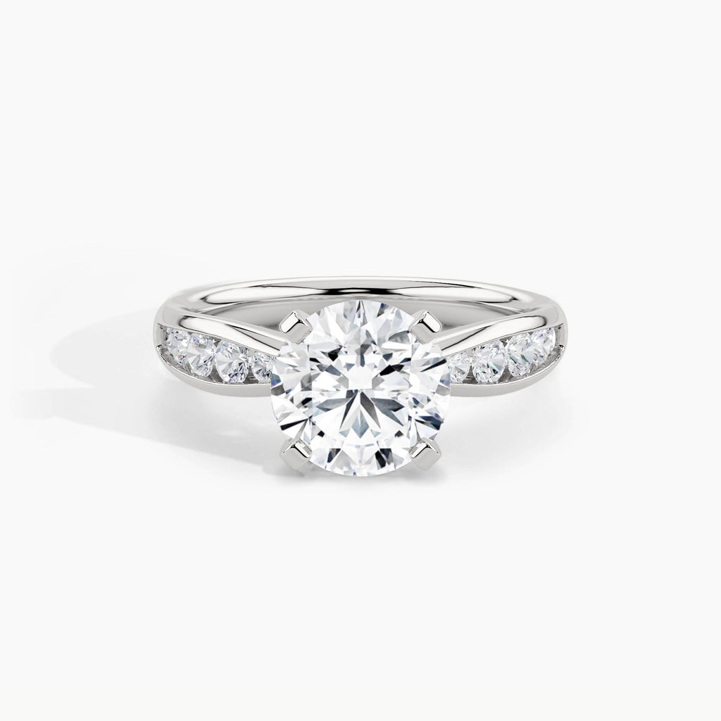 White Gold, Round, down view