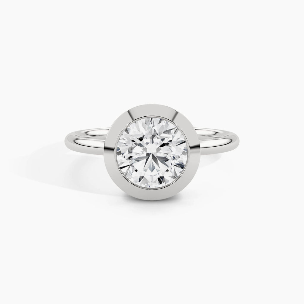White Gold, Round, down view