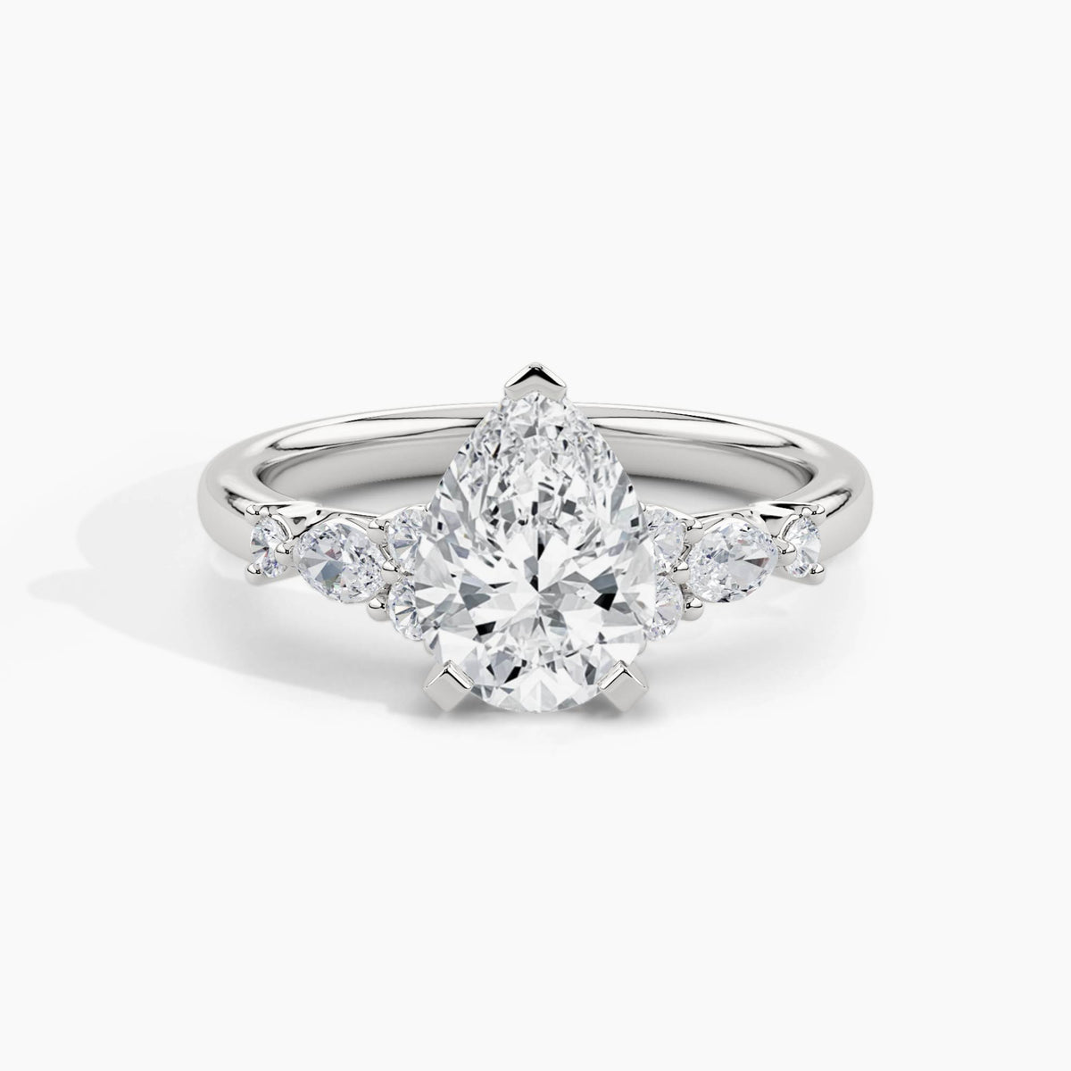 950 Platinum, Pear, down view