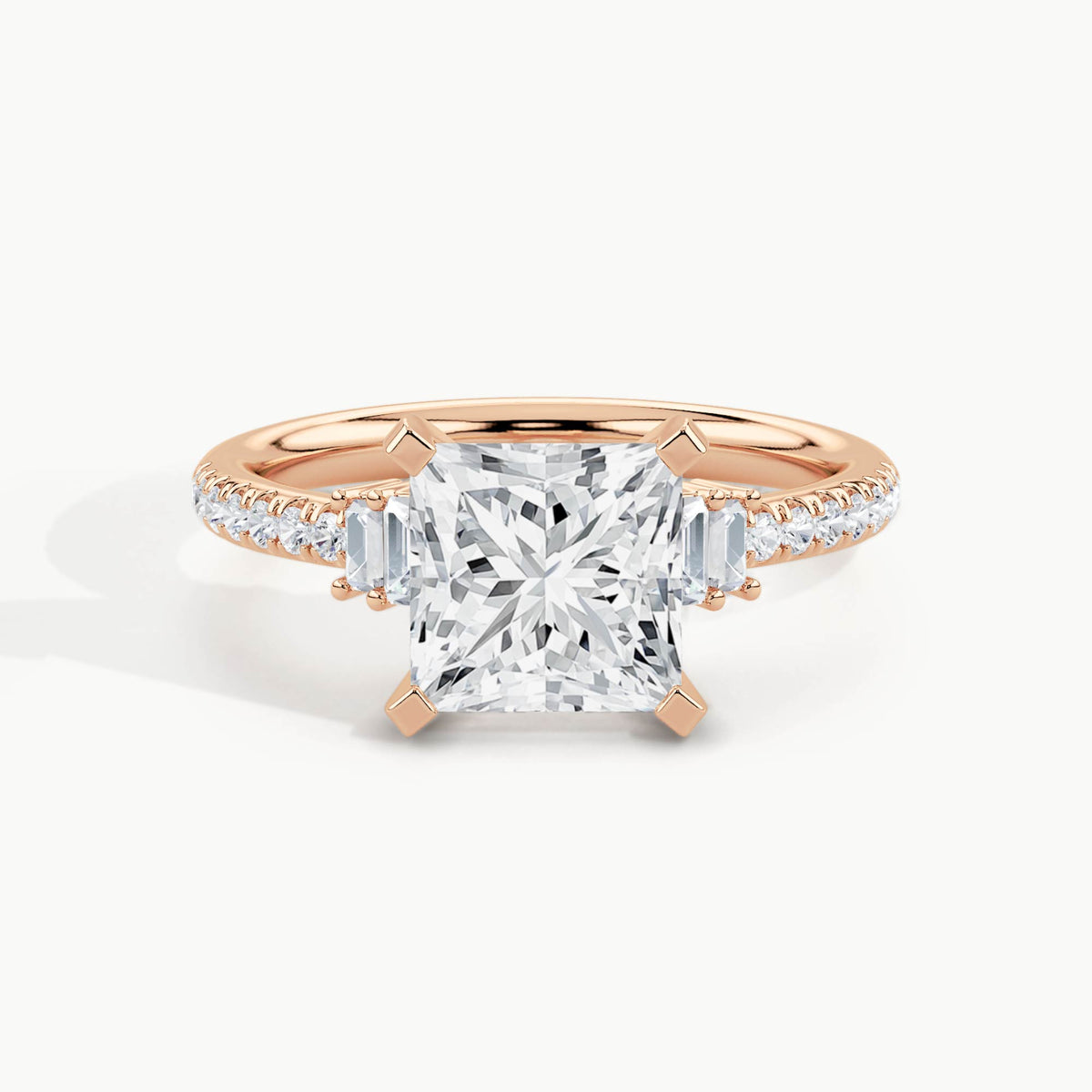 Rose Gold, Princess, down view