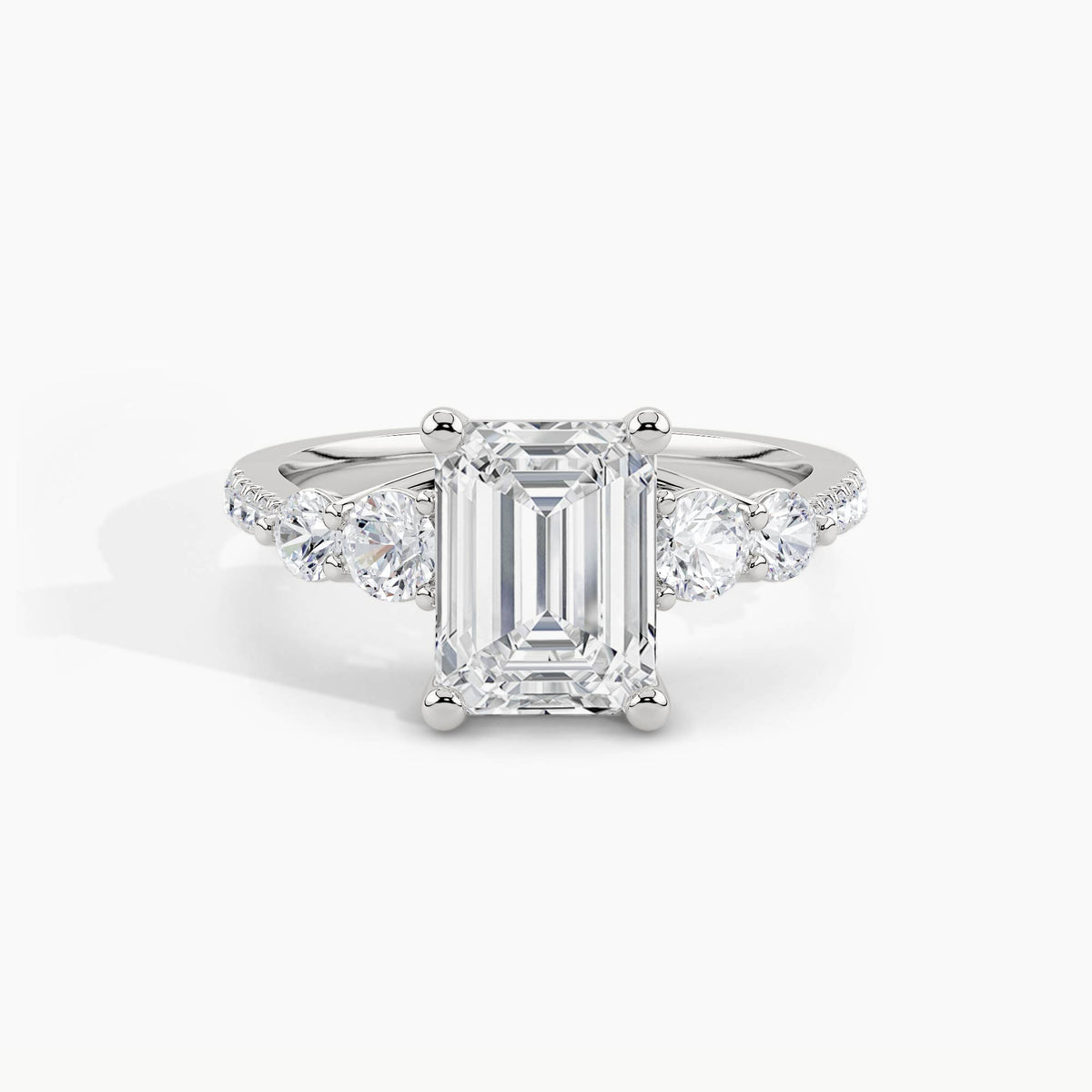 White Gold, Emerald, down view