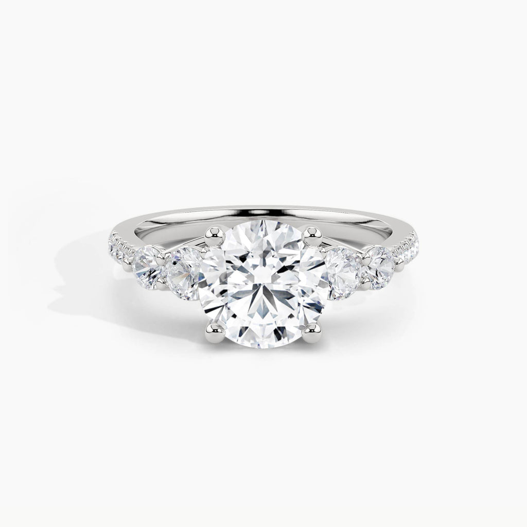 White Gold, Round, down view