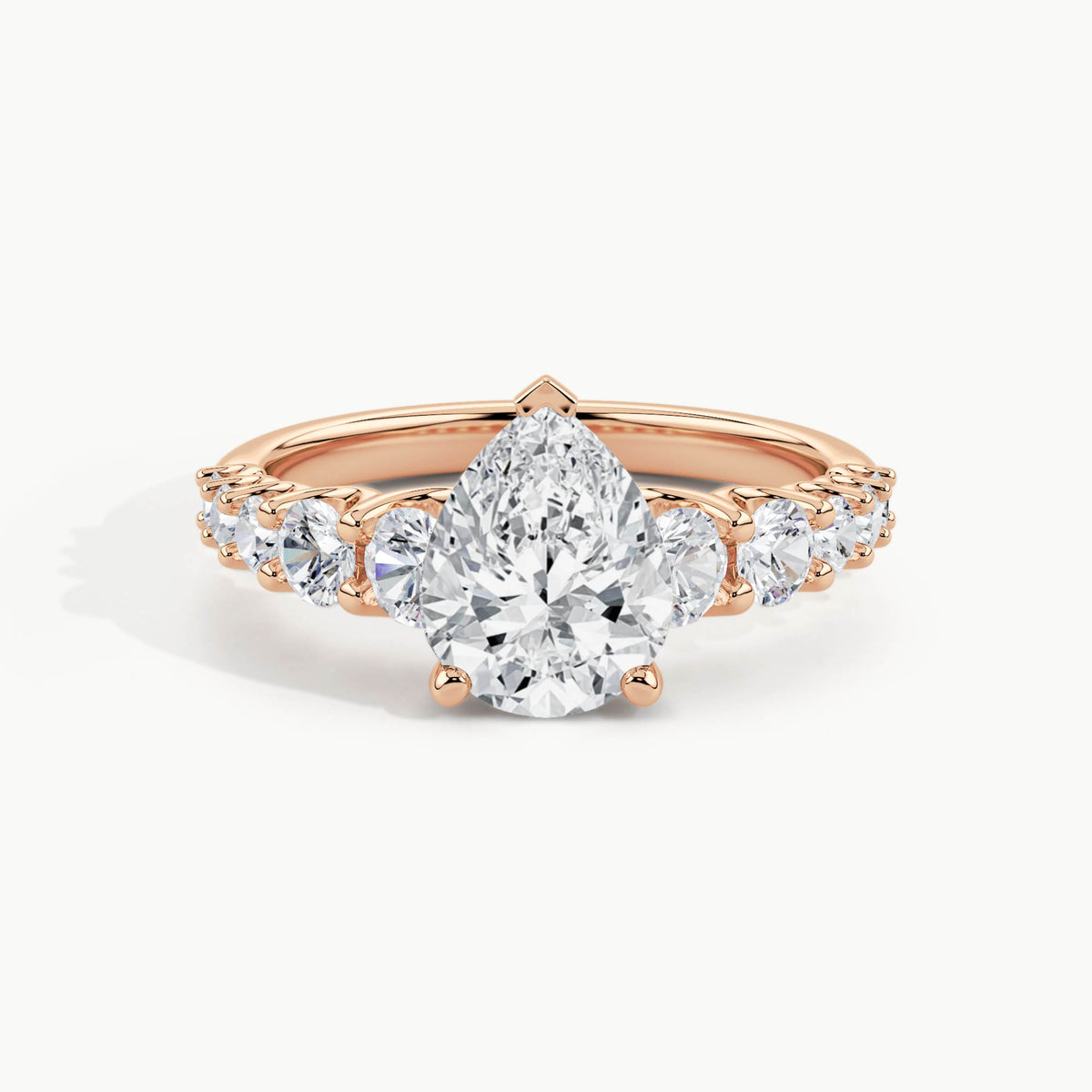 Rose Gold, Pear, down view