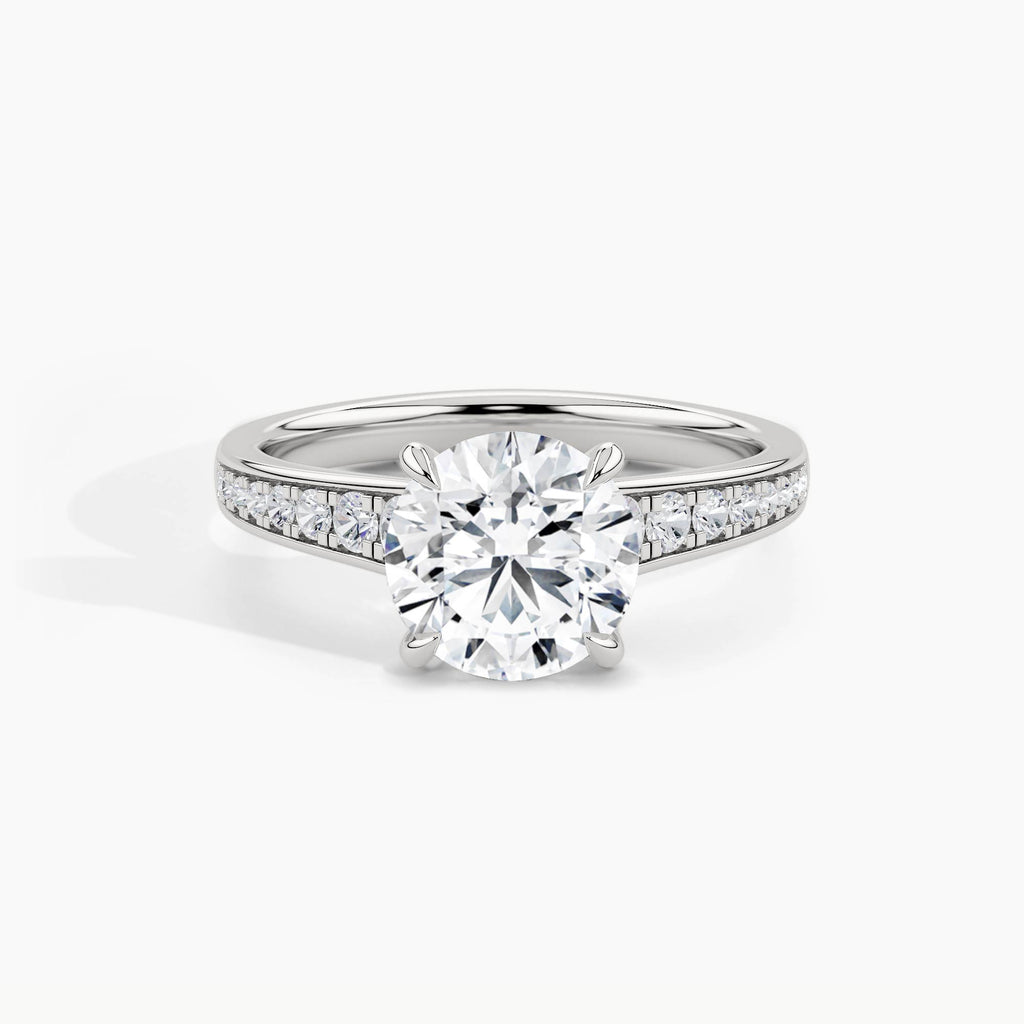 White Gold, Round, down view