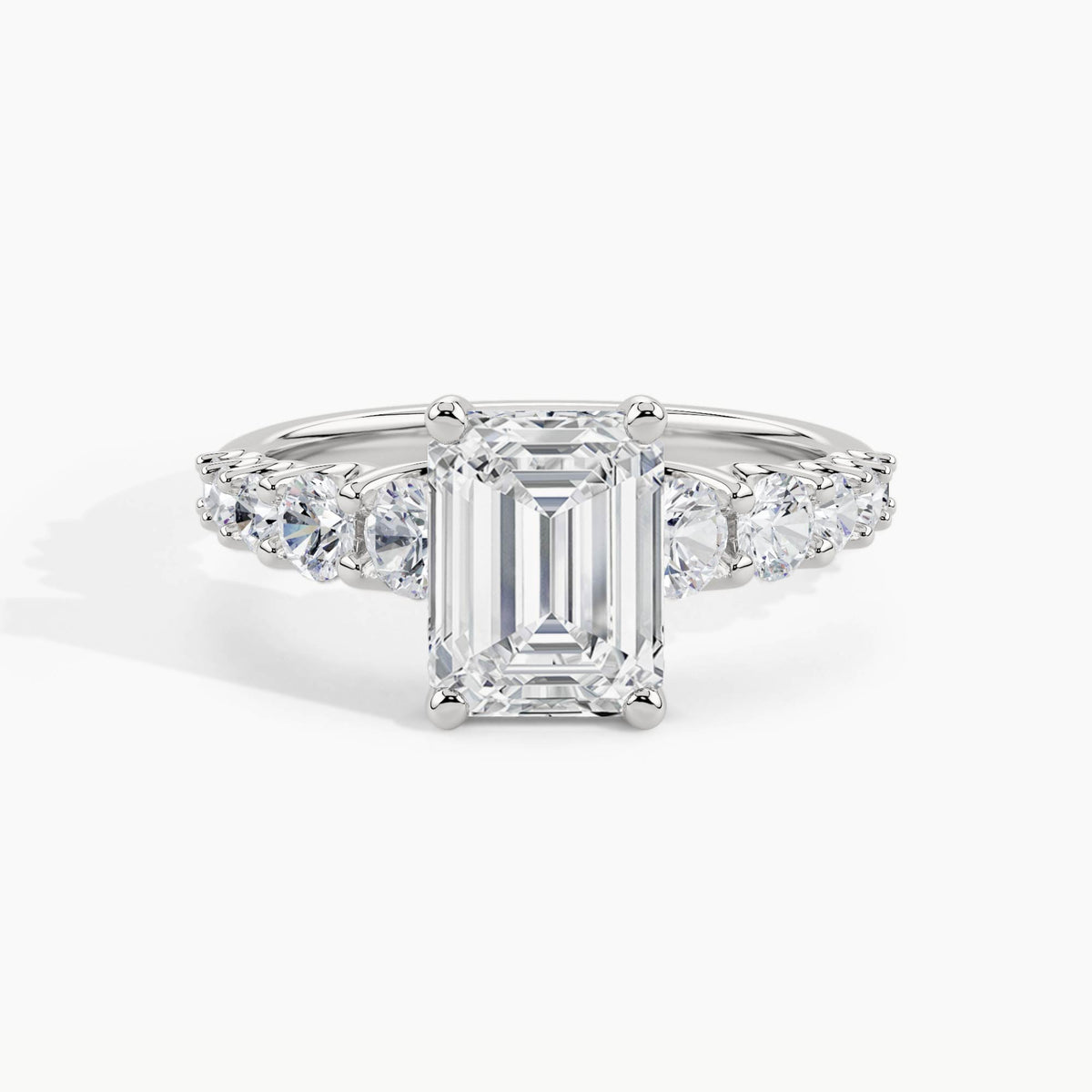 White Gold, Emerald, down view