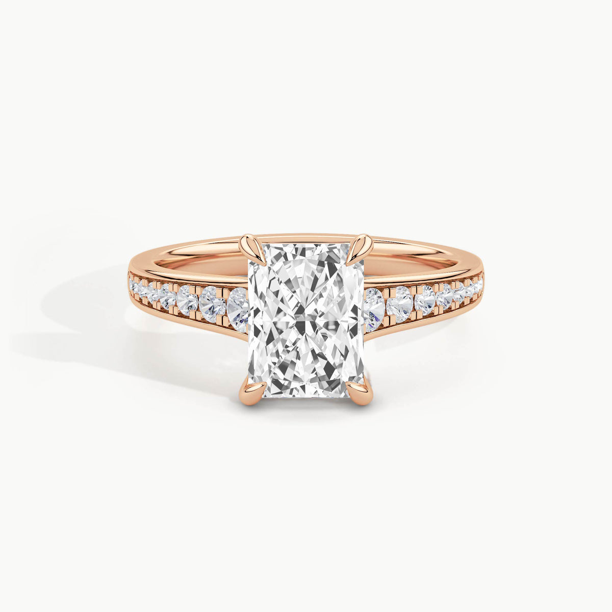 Rose Gold, Radiant, down view