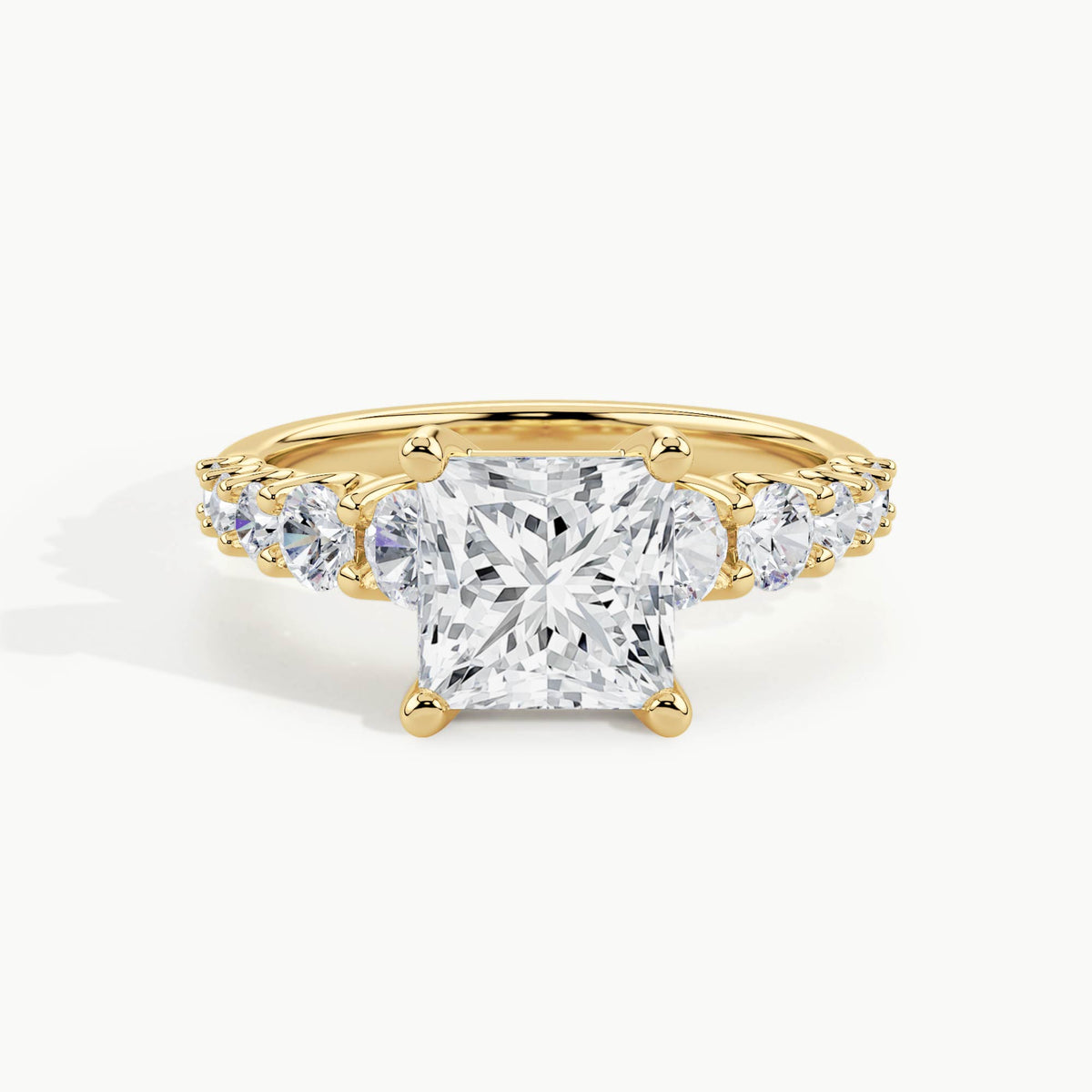 Yellow Gold, Princess, down view