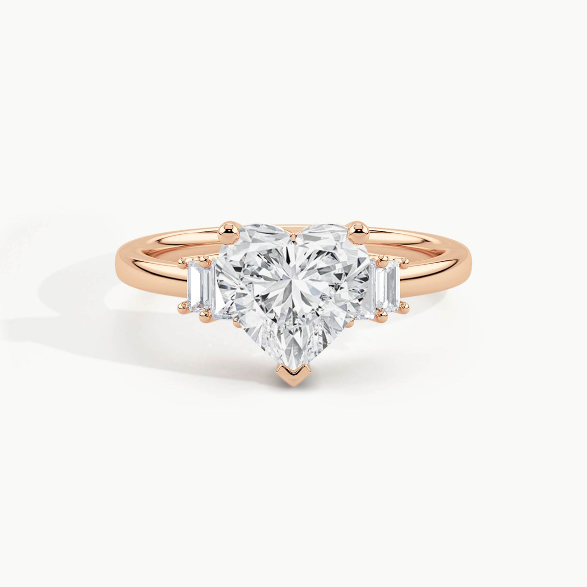 Rose Gold, Heart, down view