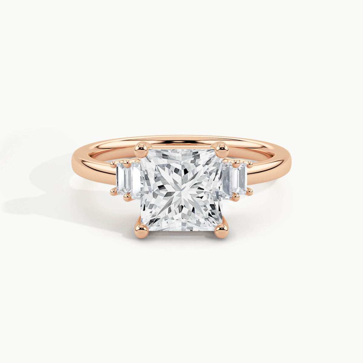 Rose Gold, Princess, down view