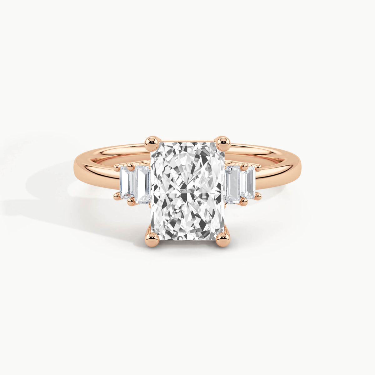 Rose Gold, Radiant, down view