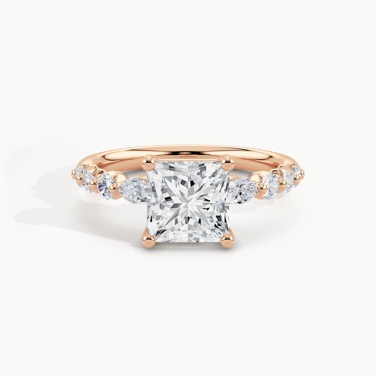 Rose Gold, Princess, down view