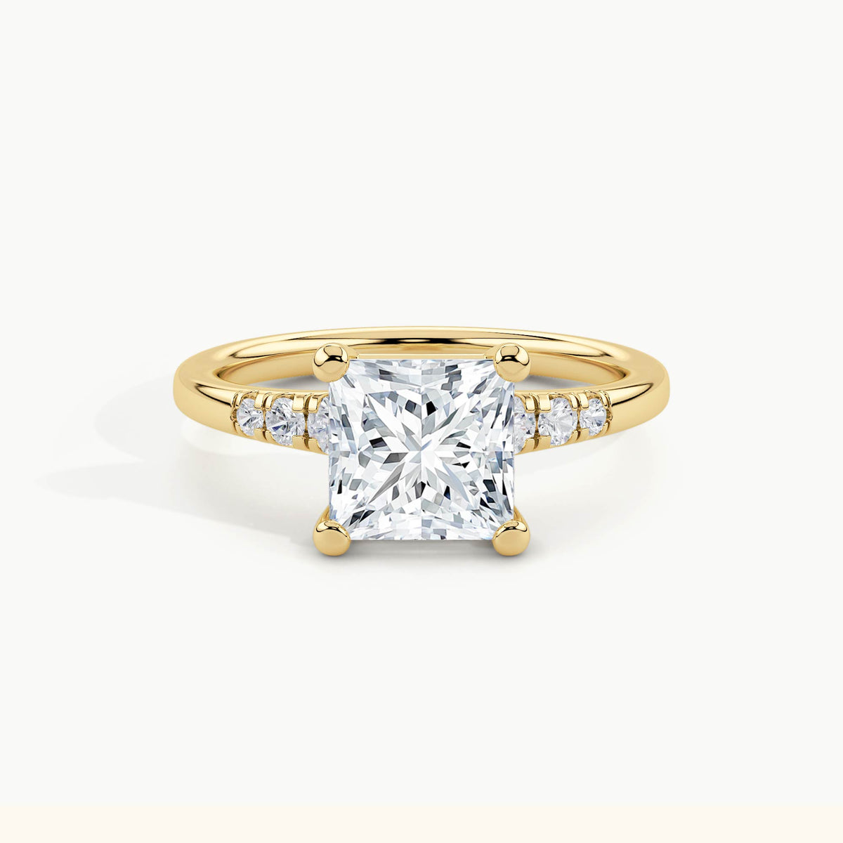 Yellow Gold, Princess, down view