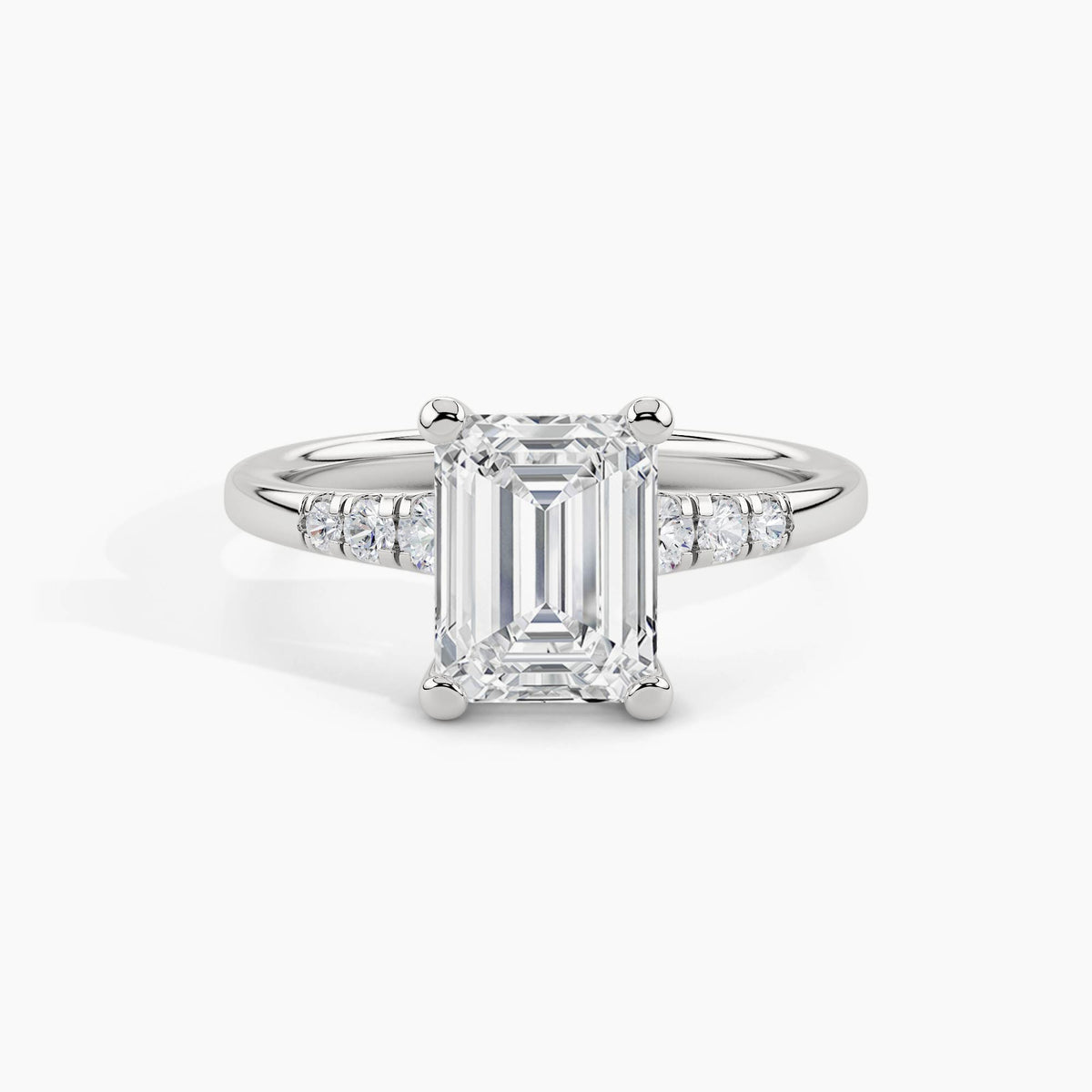 White Gold, Emerald, down view