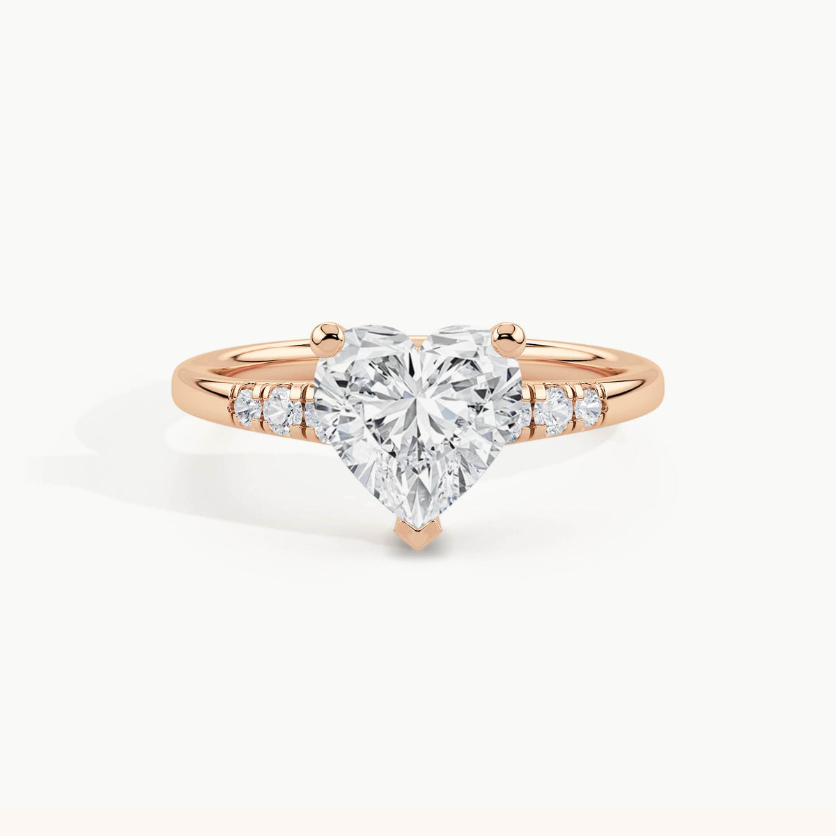 Rose Gold, Heart, down view